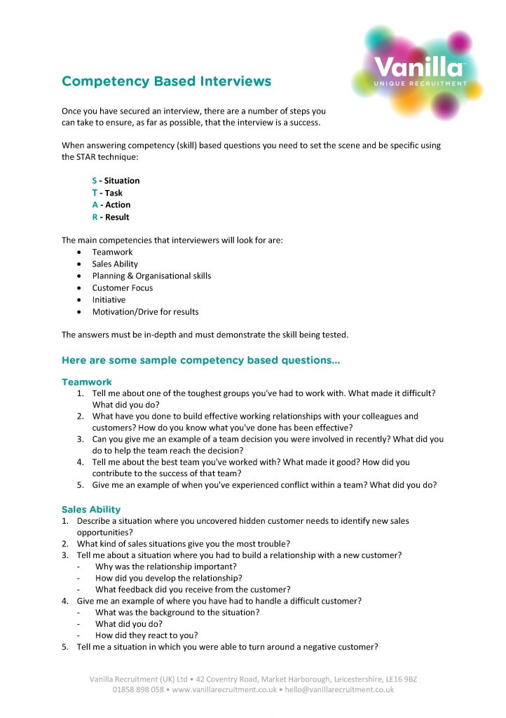 Candidate Recruitment Resources | Vanilla Recruitment, Market Harborough